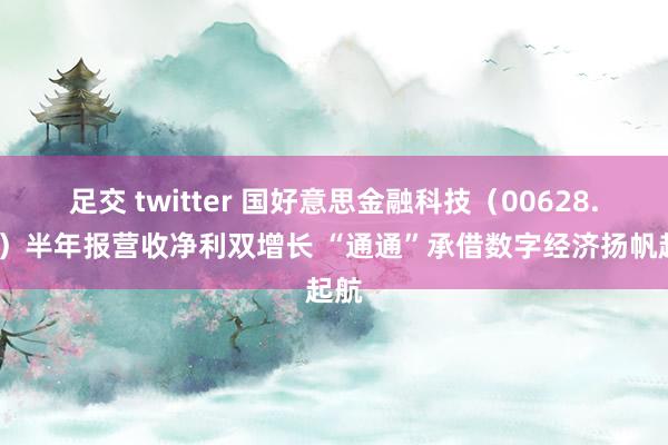 足交 twitter 国好意思金融科技（00628.HK）半年报营收净利双增长 “通通”承借数字经济扬帆起航